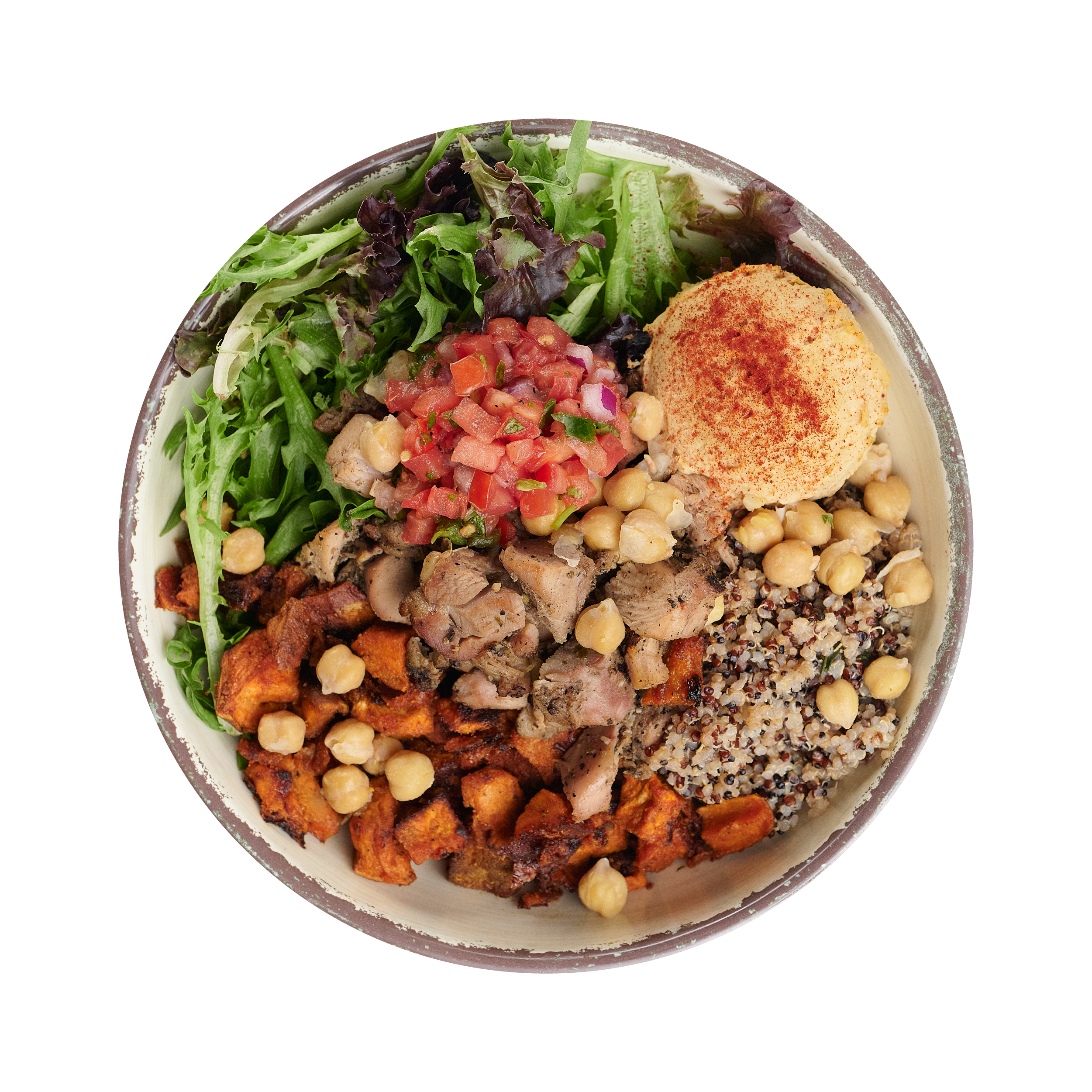 Chicken & Hummus Bowl 1