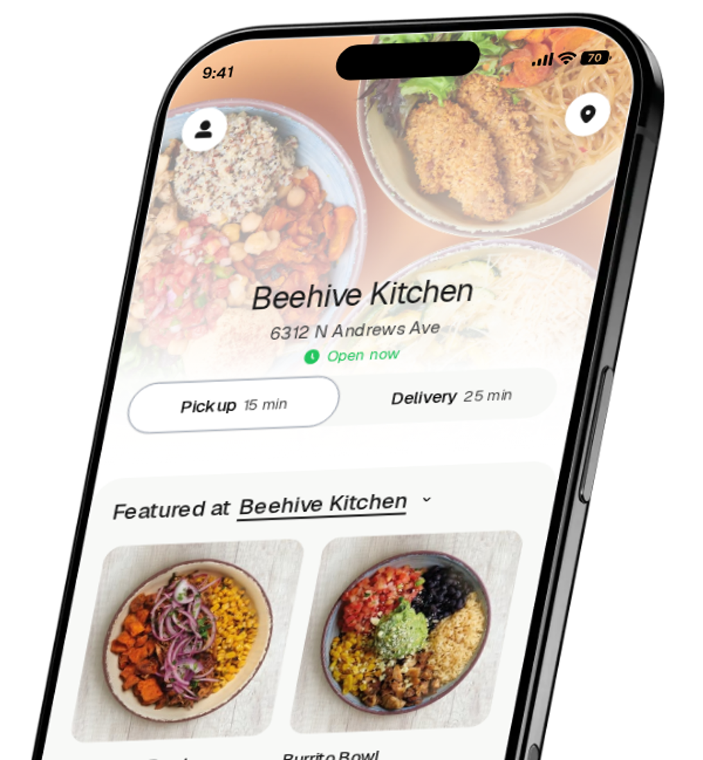 Beehive Kitchen app preview